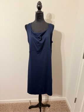 Columbia Navy Sleeveless Dress